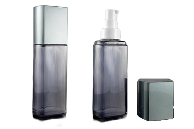 Skleněná lahvička šedá 120ml