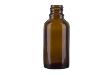 30 ml skleněná lahvička SOFI - hnědá, 18/410