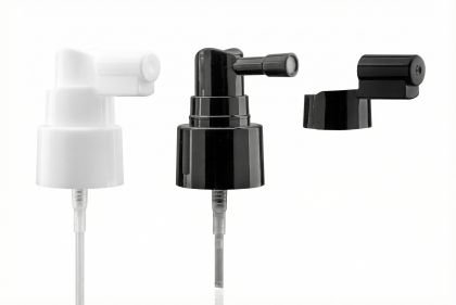 Spray černý, hladký se zátkou 24/410