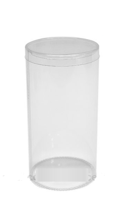 Transparentní TUBA 78x150 mm s transparentním víčkem