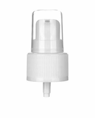 Uzávěr pumpička bílá žebrovaná 24/410