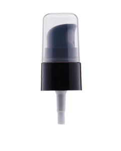 Uzávěr pumpička  ČERNÁ hladká 20/410