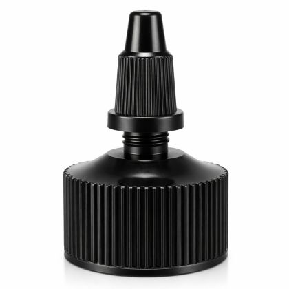 Uzávěr s aplikátorem 24/410 - černý