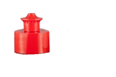 Uzávěr s aplikátorem push-pull červený 24/410