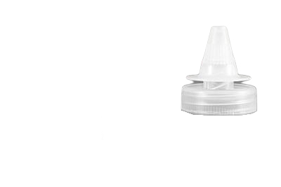 Uzávěr s aplikátorem push-pull čirý 38/410