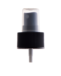 Uzávěr spray ČERNÝ žebrovaný 28/410 [245mm]